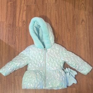 Rothschild Iridescent Blue Kids Puffer Jacket